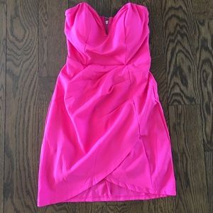 Pink Sabo Skirt body con dress